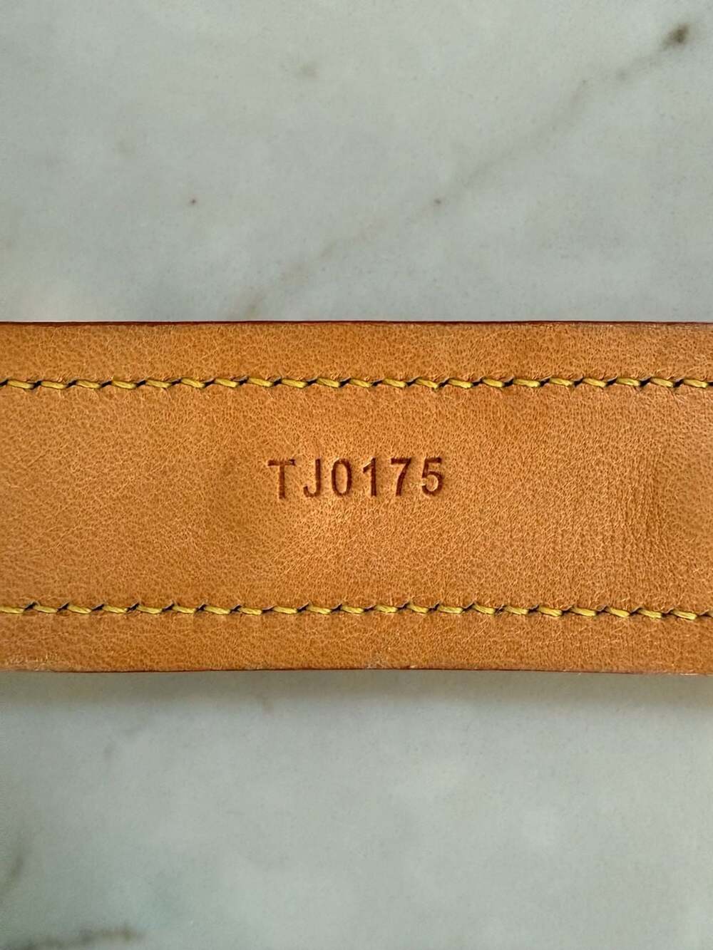 Authentic Louis Vuitton Baxter Monogram Dog Collar Large France LV Leather Pet - Picture 5 of 11